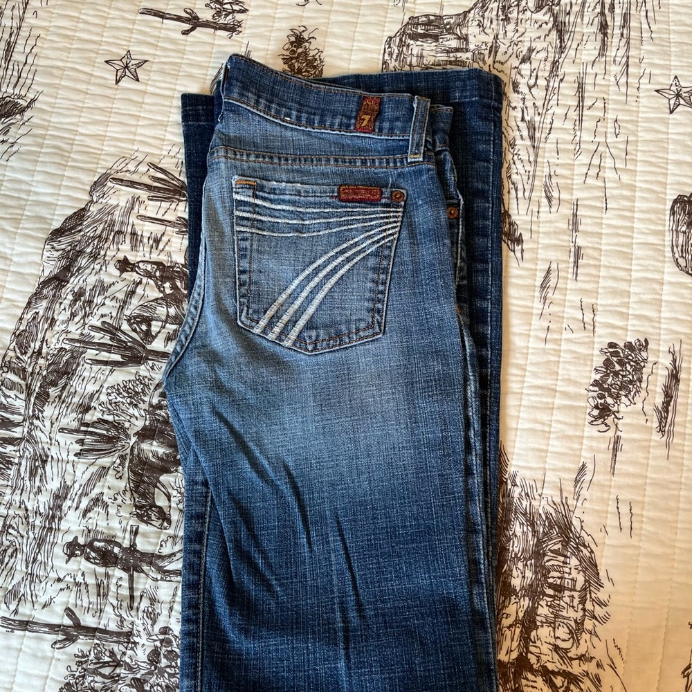 7 For All Mankind Indigo Denim Pants